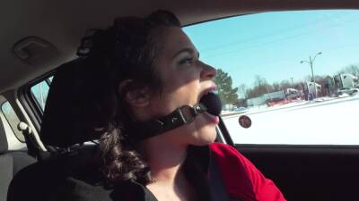 Ball Gagged Driving Challenge - Sammi Starfish - hclips