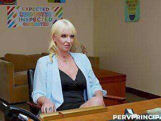 MILF mom have to satisfy horny principal to save her daughter - pornoxo.com