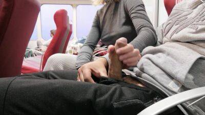 Very Hot Explicit Handjob In Public - hclips