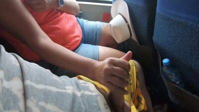 Blowjob On Public Bus With Handjob & Cum Swallow 4 Min - upornia