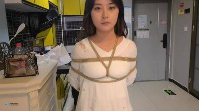 Chinese Girl In Long Dress In Bondage - txxx.com - China