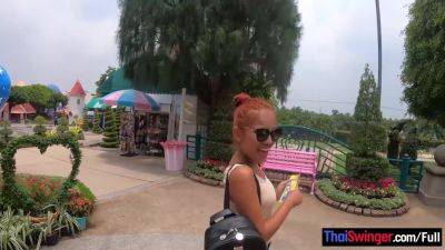 Big ass Thai amateur girlfriend fun day out with horny sex once back home - hotmovs.com - Thailand