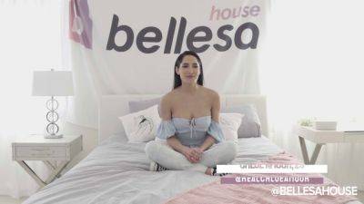 Charles Dera - Chloe Amour - Chloe Amour & Charles Dera Unveil Their Sexy Shaved Pussies in Bellesa House Episode 65 - sexu.com