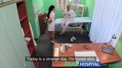 George Uhl - Anna Rose - Naughty Nurse Anna Rose gets a real massage from Doctor George Uhl - sexu.com - Czech Republic