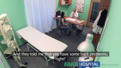 Petite Czech chick takes two loads in fakehospital, uniform & oral action - sexu.com - Czech Republic