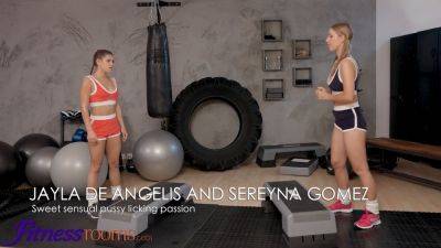 Sereyna Gomez - Jayla De-Angelis - Jayla De Angelis - Jayla De Angelis and Sereyna Gomez finger blast each other in steamy gym session - sexu.com - Czech Republic