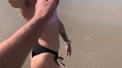 Alexa Peach - Stepsister Took Me To The Quiet Beach, So - hotmovs.com