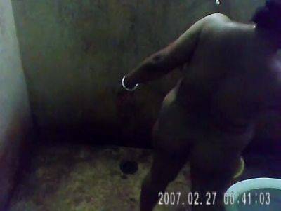 Mature Indian Bengali Bath captured in bathroom by nephew - voyeurhit.com - India